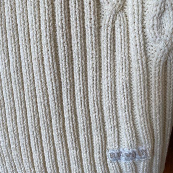 Blue Willis Cream Button up sweater - Picture 3 of 4